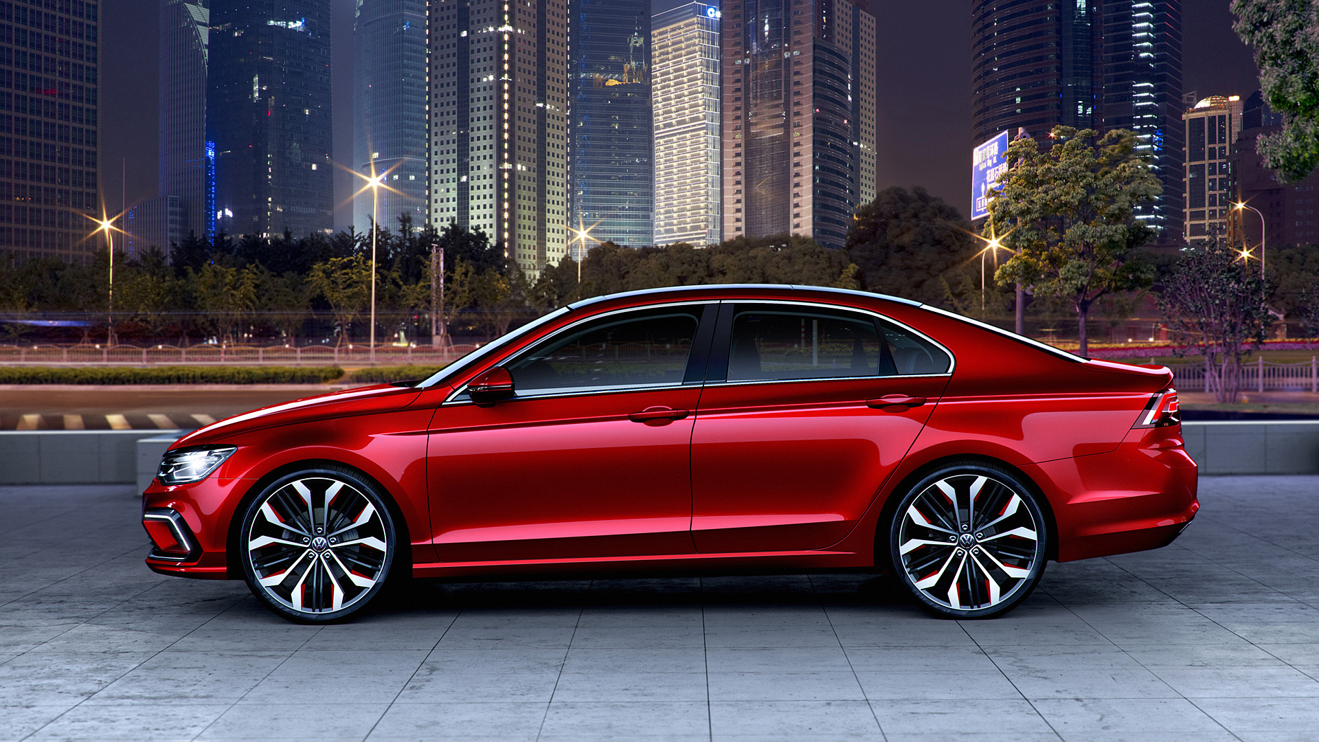 2014 Volkswagen Midsize Coupe Concept 2