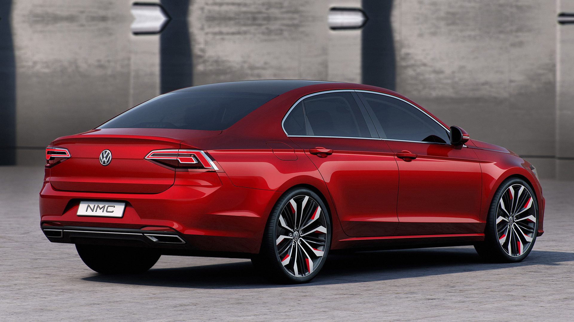 2014 Volkswagen Midsize Coupe Concept 3
